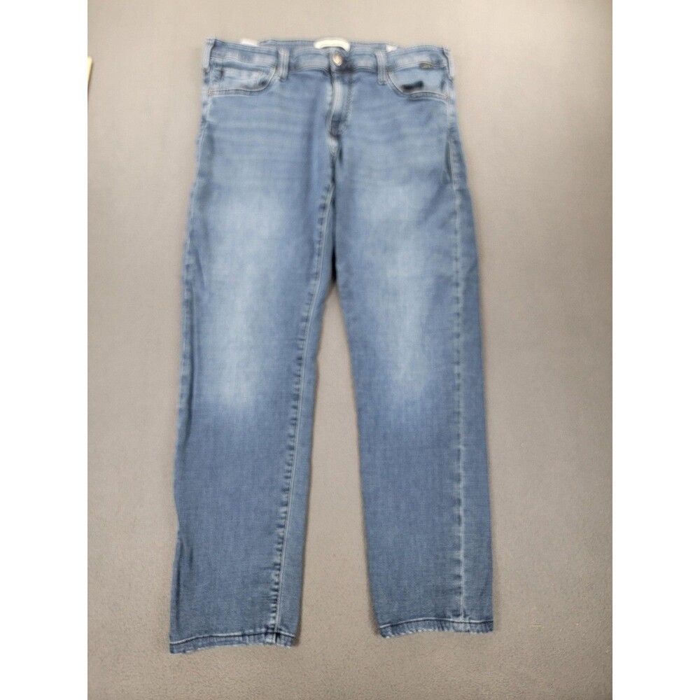 Mavi Jake Slim Leg Jeans Mens 38x32 Blue Stretch Denim Medium Wash 5 Pocket